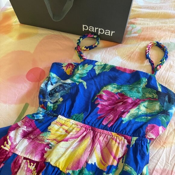 BRAND NEW MARLEE Adelaide Floral Dress in Blue - Picture 4 of 5